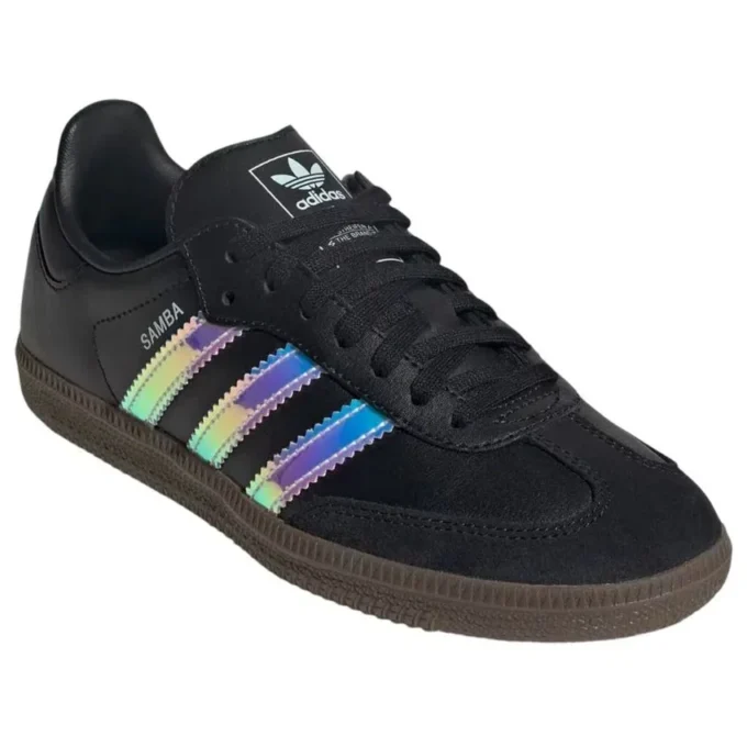 Adidas Samba «Black Iridescent Stripes»