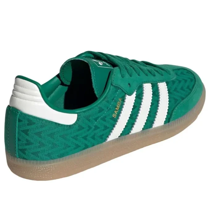 Adidas Samba «Bold Green off White Gold Metallic»