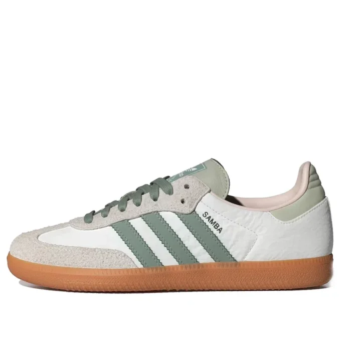 Adidas Samba «Cloud White Silver Green»