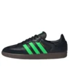 Adidas Samba «Core Black Screaming Green Gum»
