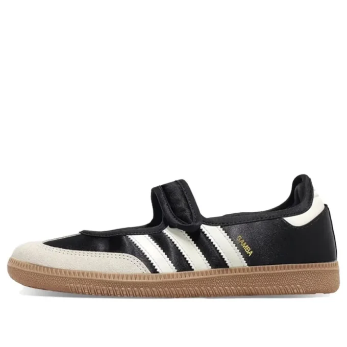 Adidas Samba Jane «Black White Gold Metallic»
