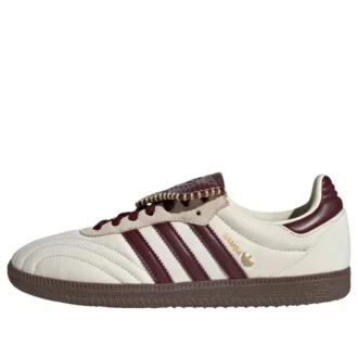 Adidas Samba Long Tongue «Cream White Maroon»