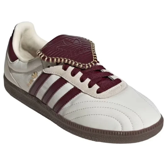 Adidas Samba Long Tongue «Cream White Maroon»