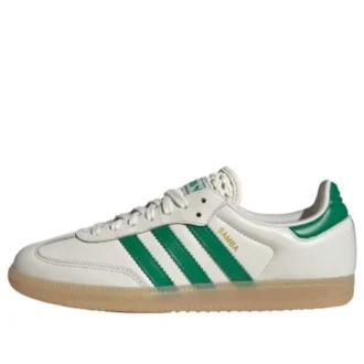 Adidas Samba «off White Green Gold Metallic»