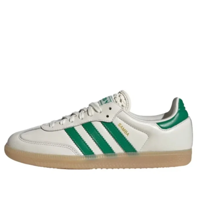 Adidas Samba «off White Green Gold Metallic»