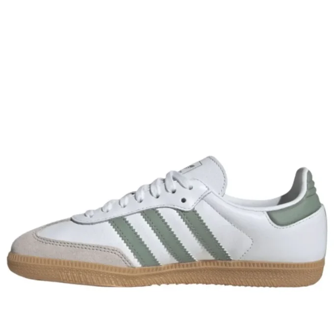 Adidas Samba OG «Cloud White Silver Green»