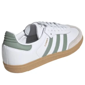 Adidas Samba OG «Cloud White Silver Green»