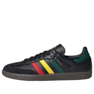 Adidas Samba OG «Core Black Yellow Collegiate Green»