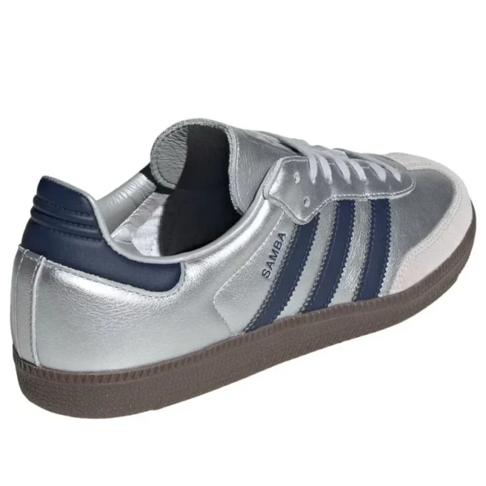Adidas Samba OG «Matte Silver Night Indigo Gum»