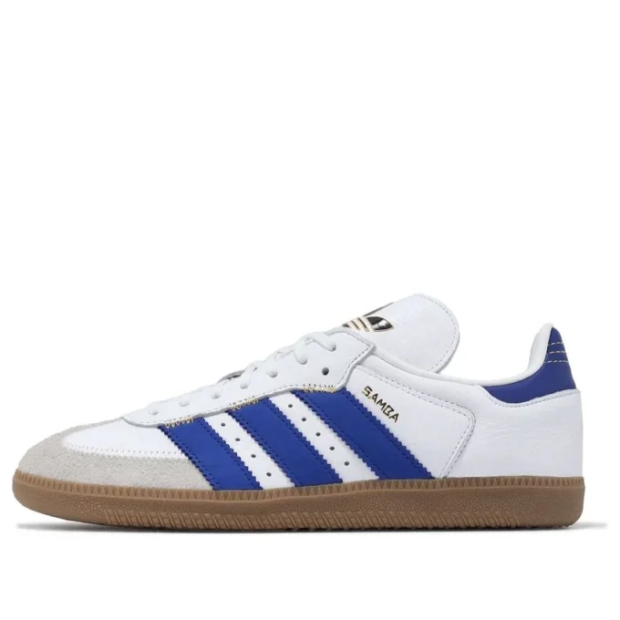 Adidas Samba OG «Oversized Logo White Semi Lucid Blue»