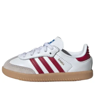 Adidas Samba OG «White Collegiate Burgundy Gum»