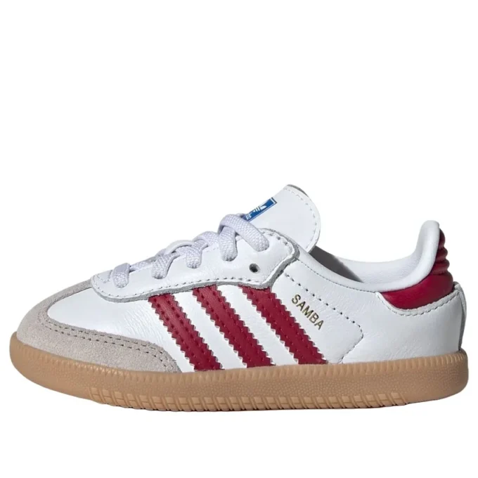 Adidas Samba OG «White Collegiate Burgundy Gum»