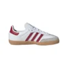 Adidas Samba OG «White Collegiate Burgundy Gum»