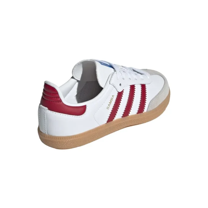 Adidas Samba OG «White Collegiate Burgundy Gum»