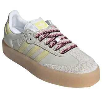 Adidas Samba «White Grey Powder Yellow»