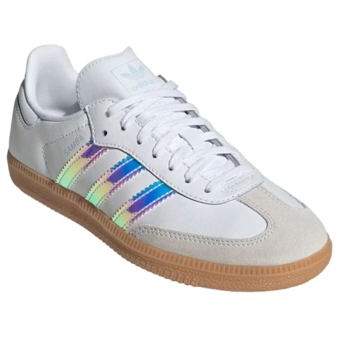 Adidas Samba «White Iridescent Stripes»