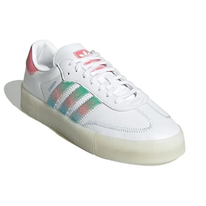 Adidas Sambarose «White Green Pink»