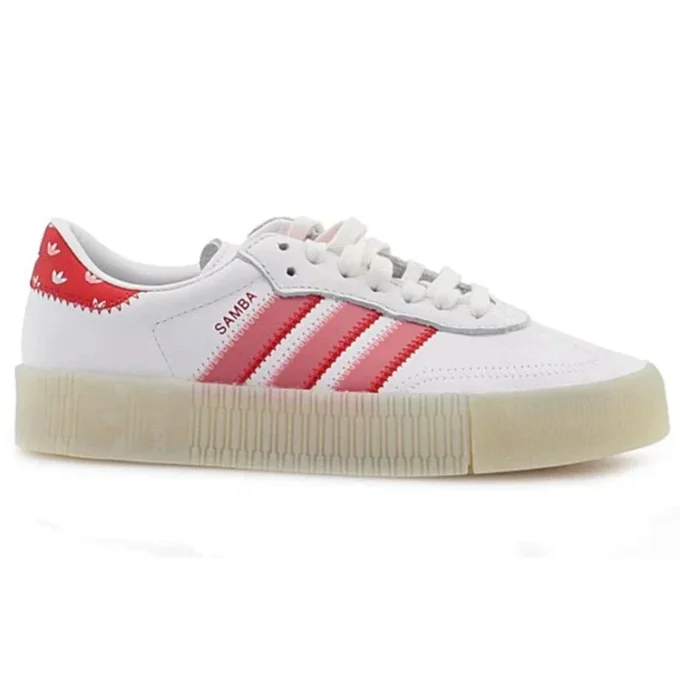 Adidas Sambarose «White Red»