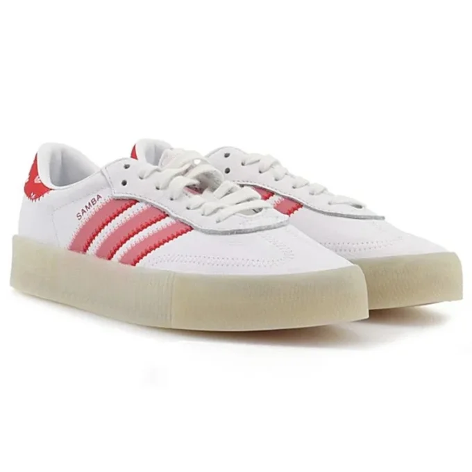 Adidas Sambarose «White Red»