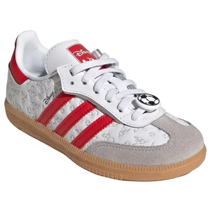Adidas X Disney Samba OG Comfort Elastic Lace «White Better Scarlet»