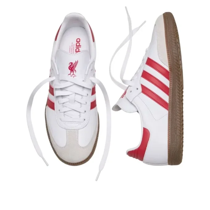 Adidas X Liverpool Fc Samba «White Strawberry Red Gum»