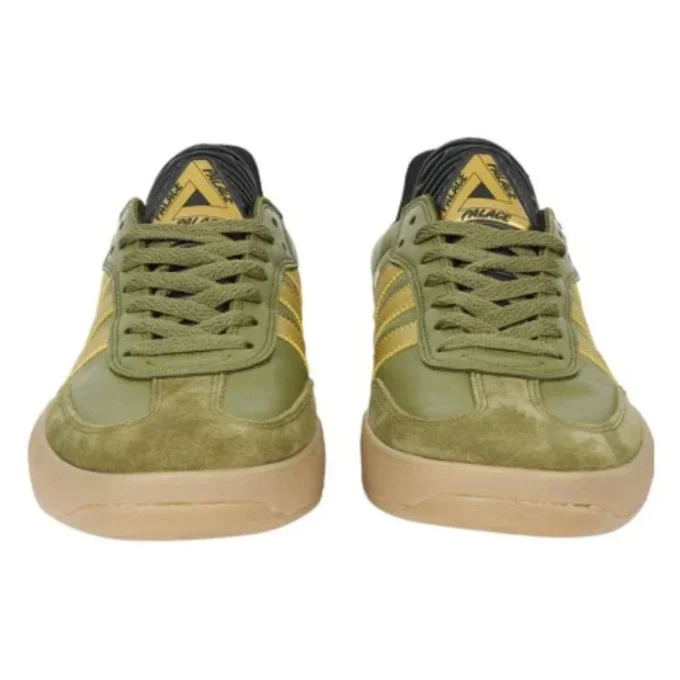 Adidas X Palace Samba Puig «Focus Olive Metallic Gold»