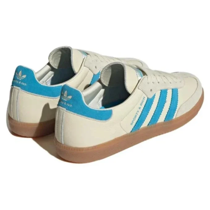 Adidas X Sporty & Rich Samba OG «Beige Blue»