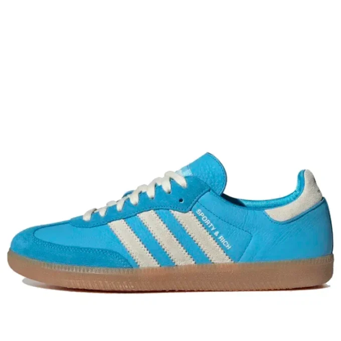 Adidas X Sporty & Rich Samba OG «Blue Grey»